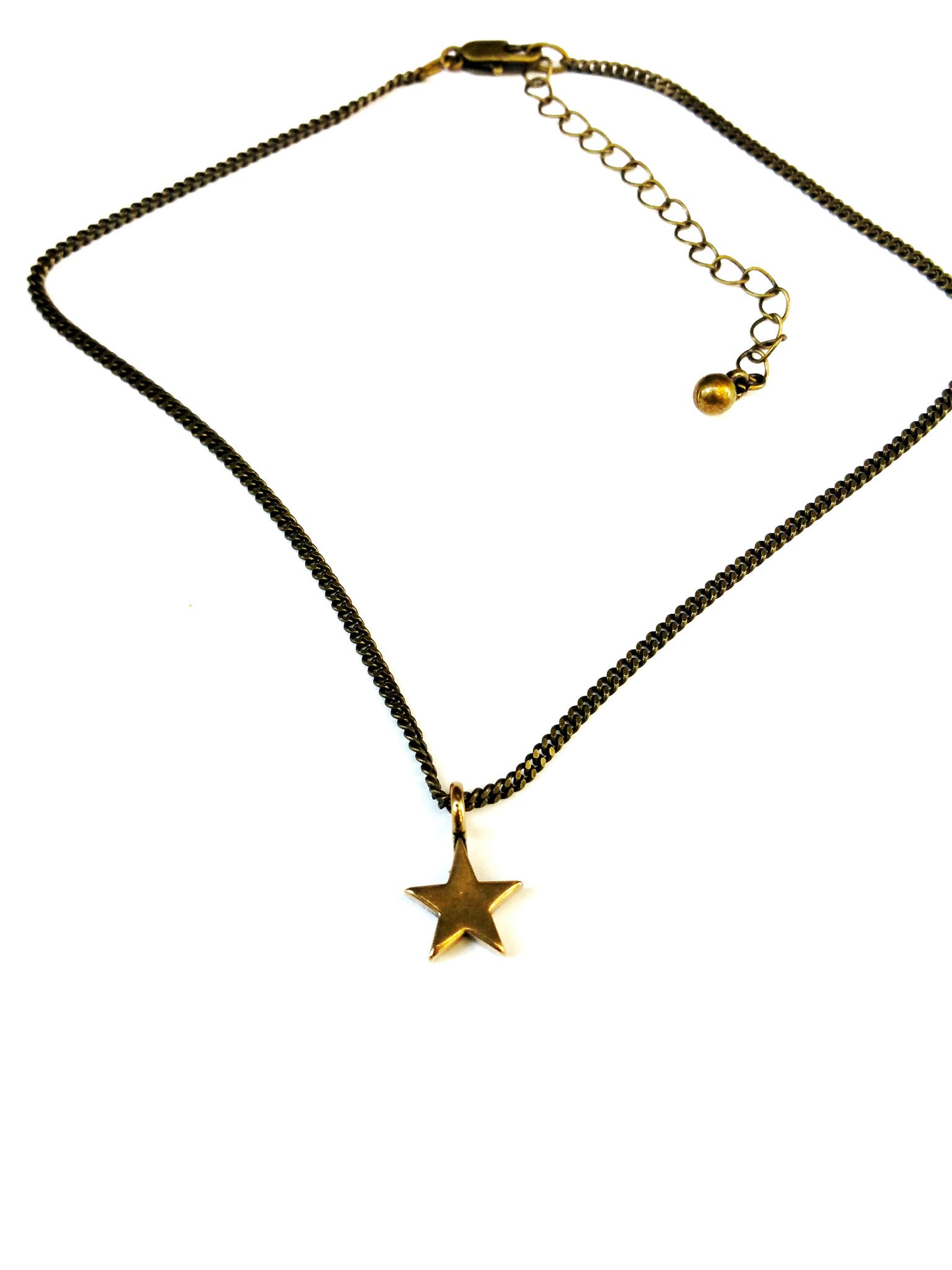 Star of Honor Necklace - Red Bronze HONOR EMBLEM Choker 