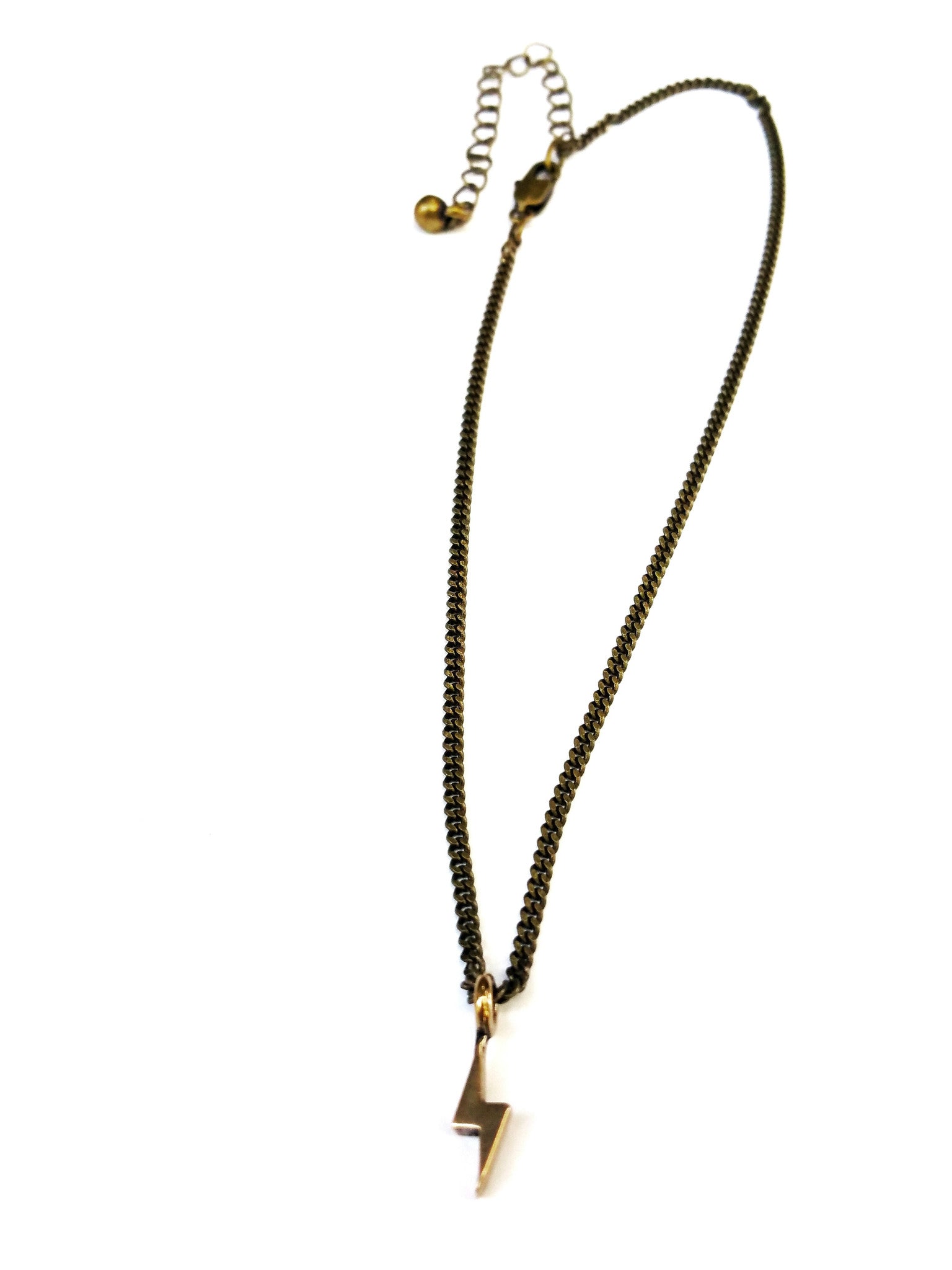 Rocker Bolt Necklace - Red Bronze HONOR EMBLEM Jewelry Choker