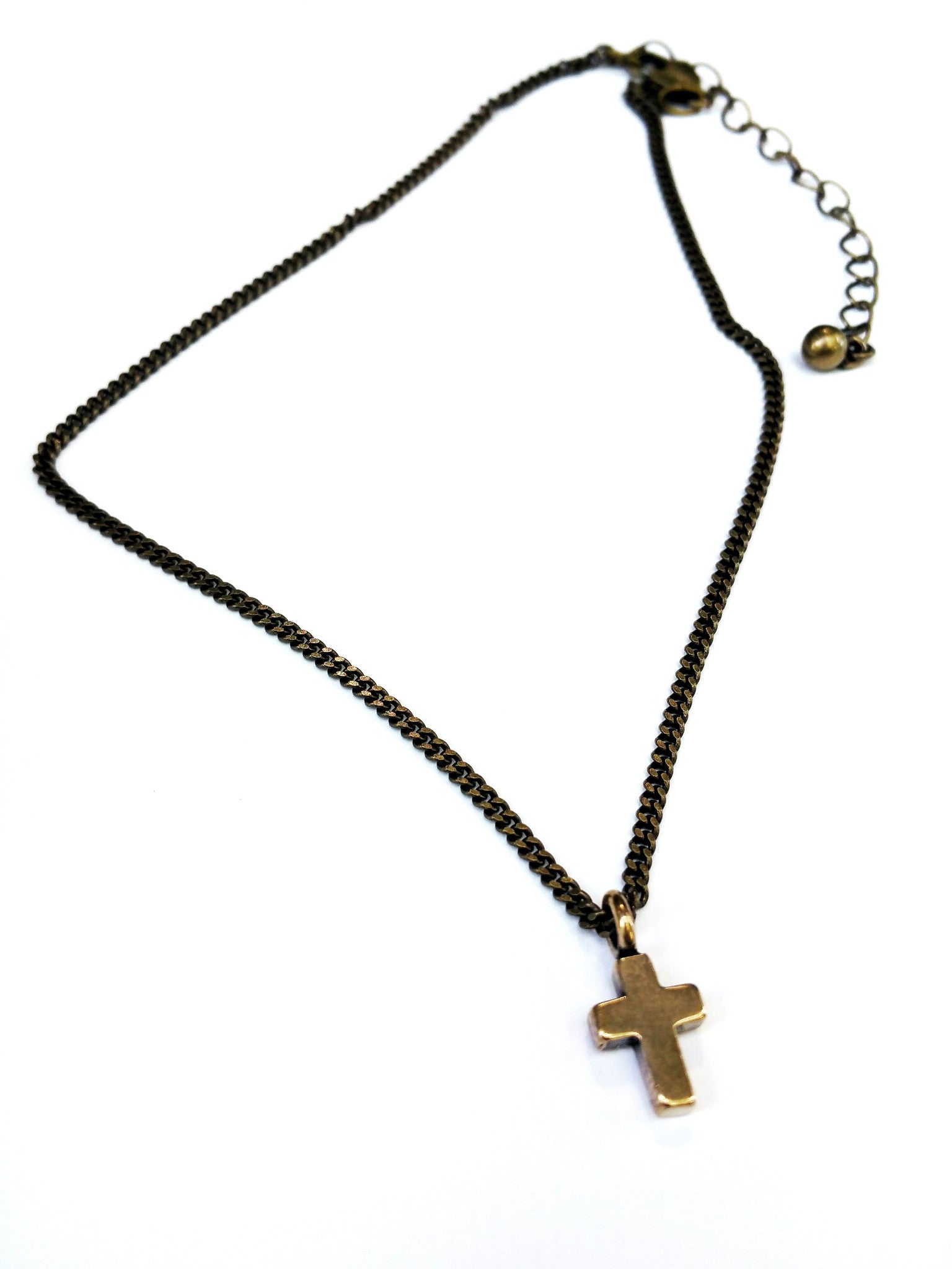 Cross of Comfort Necklace - Red Bronze HONOR EMBLEM Jewelry Choker