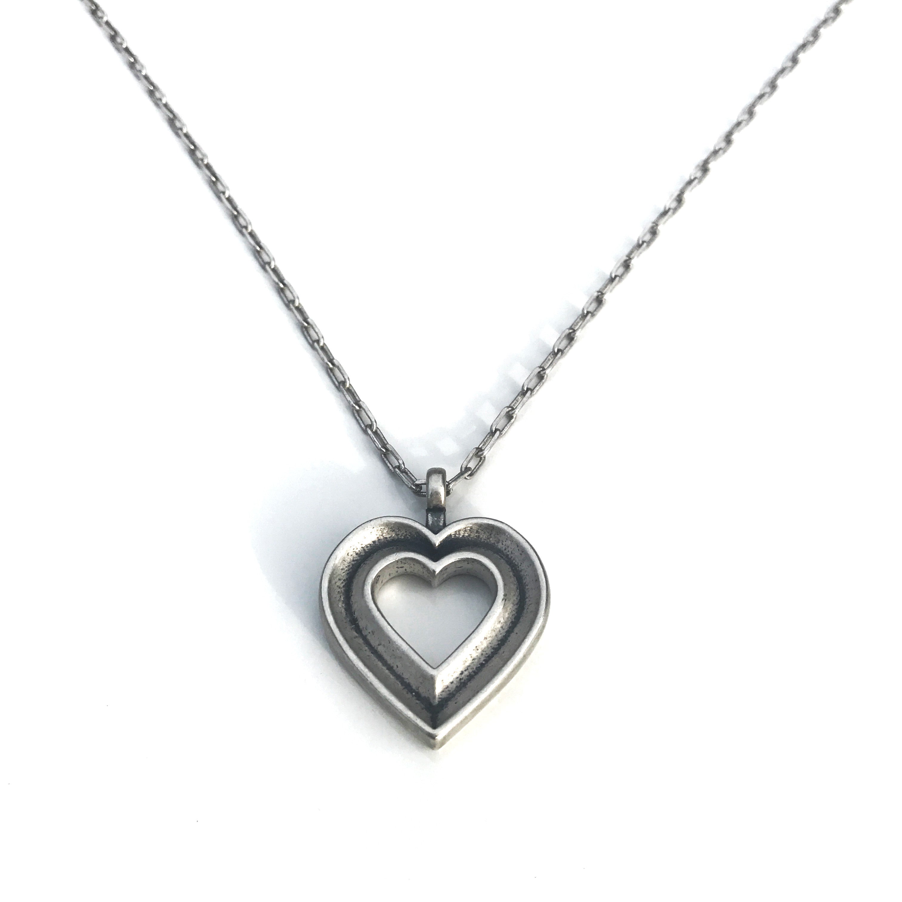 LOVE Heartbeat Necklace - Sterling Silver