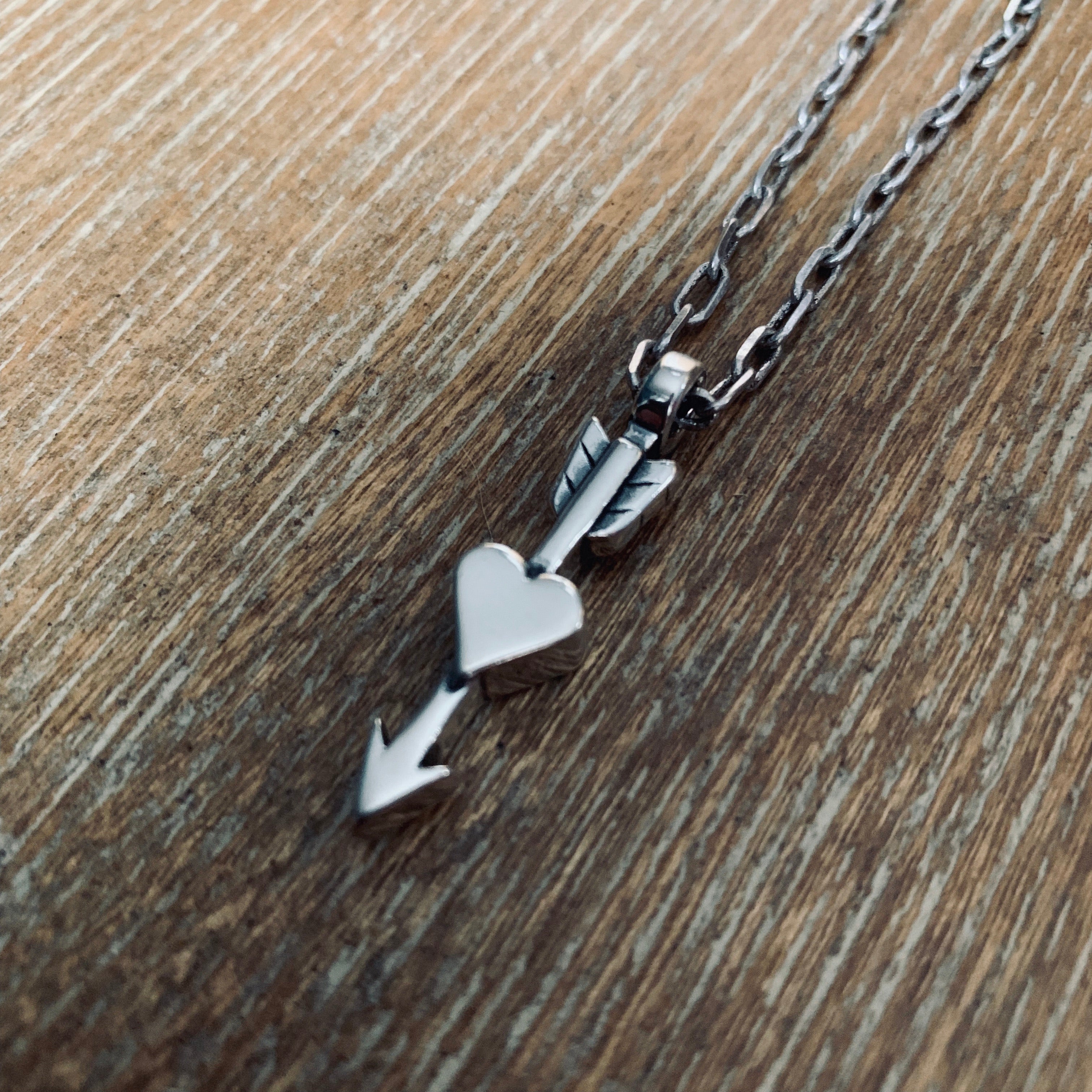 True Love Arrow Necklace -Sterling Silver