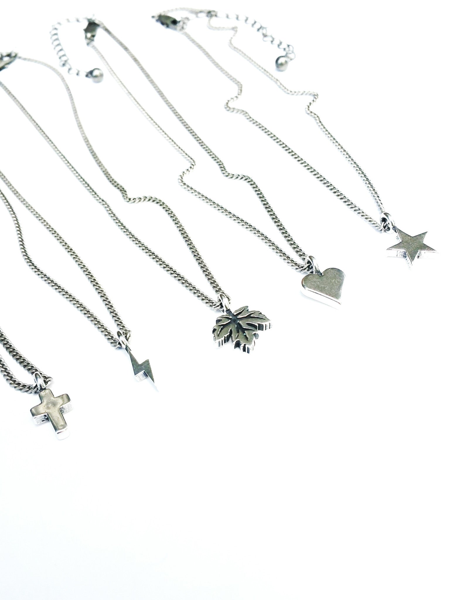 Leaf of Life Necklace - Sterling Silver Choker Mini
