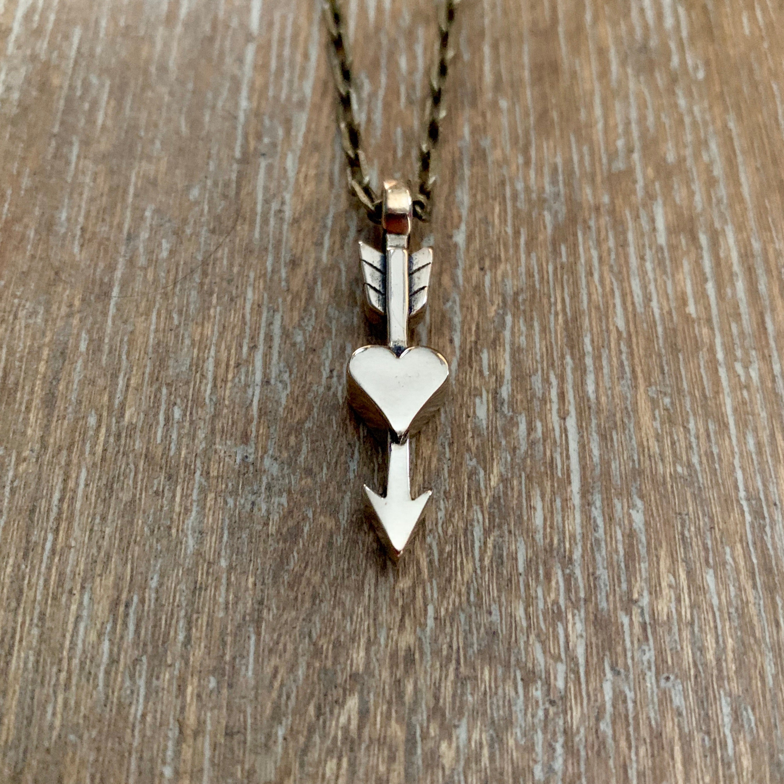 True Love Arrow Necklace - Bronze
