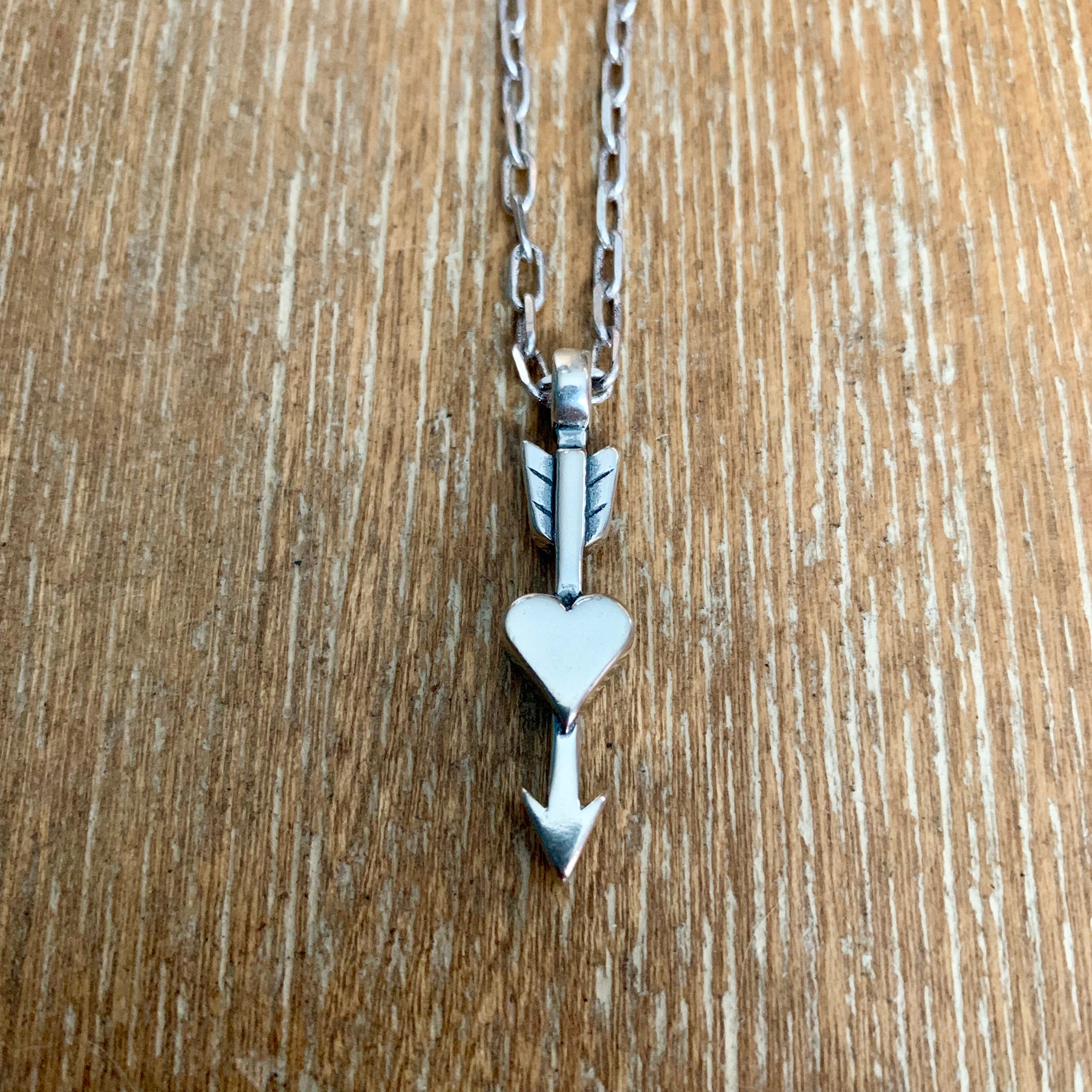 True Love Arrow Necklace -Sterling Silver
