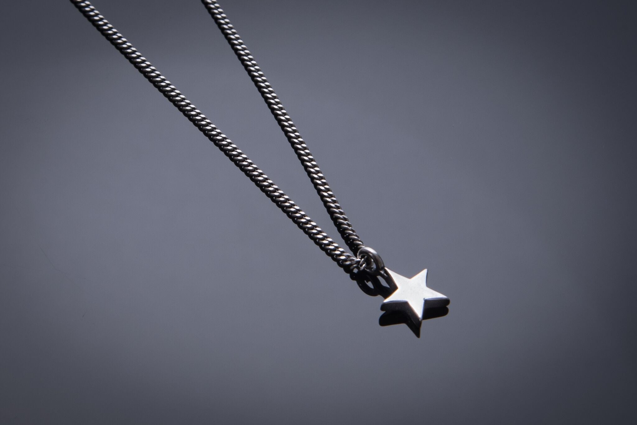 Star of Honor Necklace - Sterling Silver HONOR EMBLEM Choker